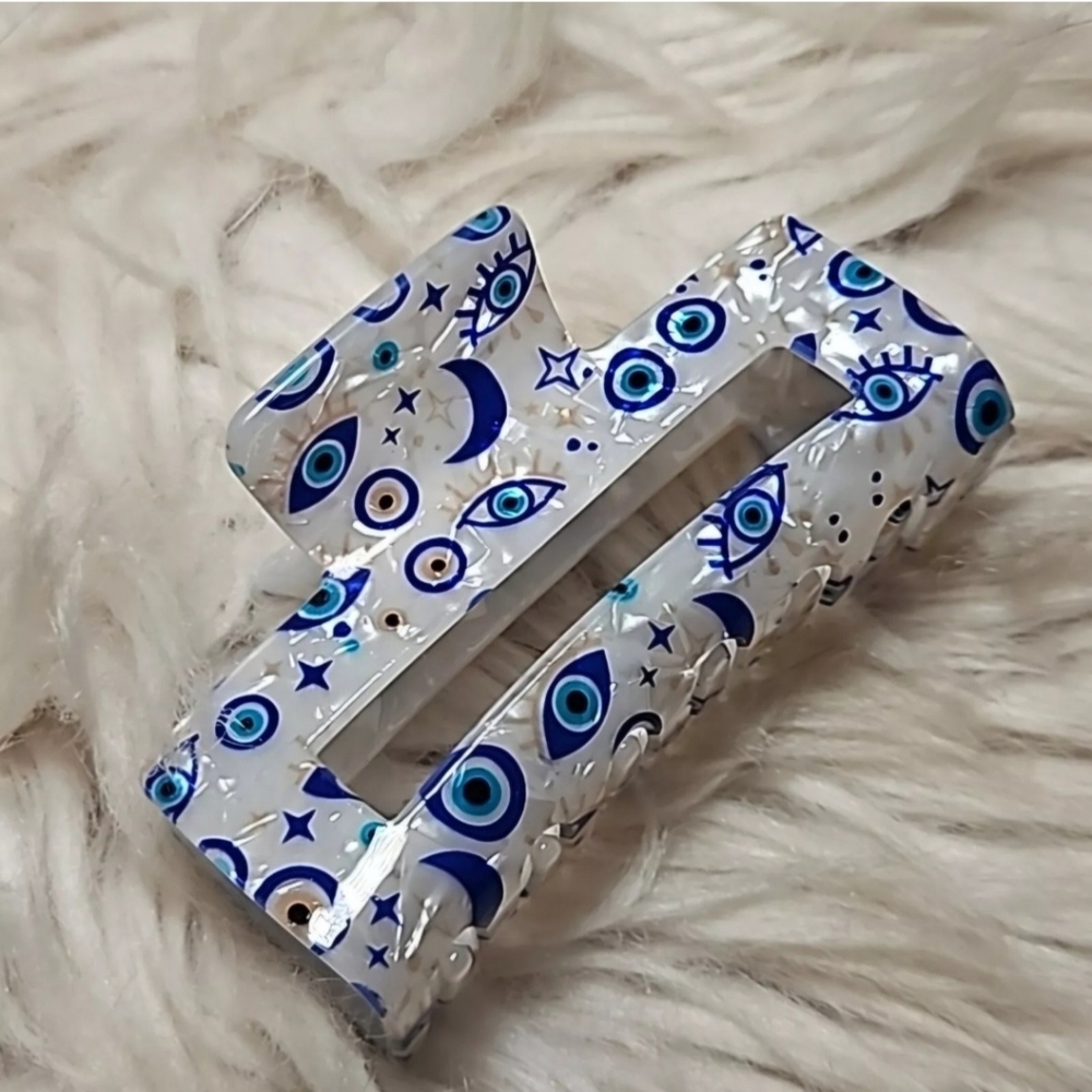 Evil Eye Celestial Hair Claw Clip - Celestial Energy